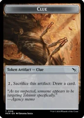 Clue (0016) // Art Card (0043) Double-Sided Token - Foil
